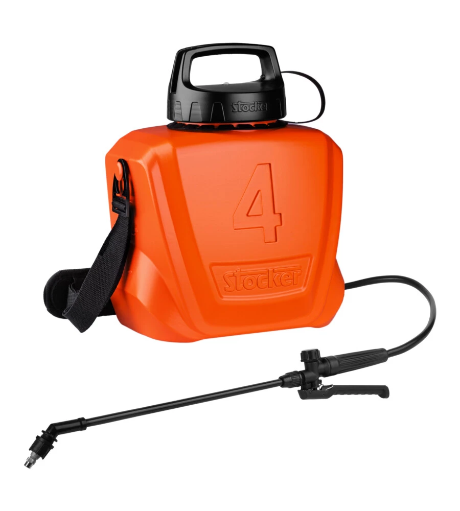 Pompa irroratrice a tracolla a batteria stocker "401" 4l 2 bar 3,6v 2,5ah